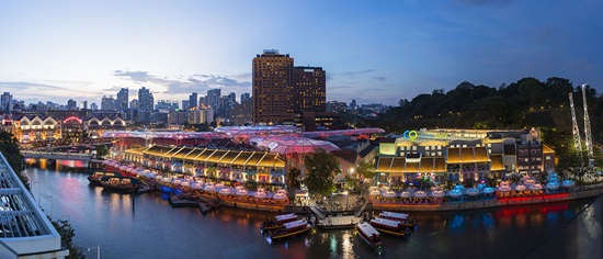 Clarke Quay điểm đến cho hoạt động ẩm thực và giải trí tại Singapore