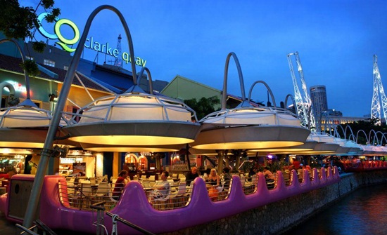 Clarke Quay điểm đến cho hoạt động ẩm thực và giải trí tại Singapore