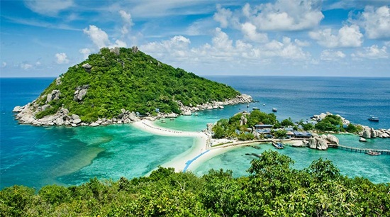 Du lịch Koh Nangyuan hòn đảo tuyệt đẹp trên vịnh Thái Lan