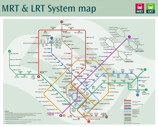 Hướng dẫn đi tàu điện ngầm ở Singapore