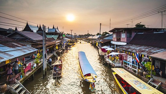 Du lịch Thái Lan - Về chợ nổi Amphawa