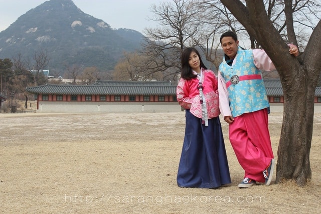 Thuê Hanbok ở Cung Điện Gyeongbok