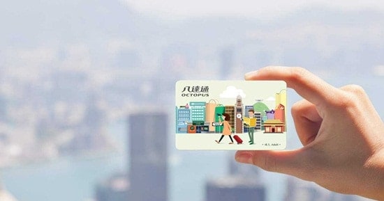 Thẻ thanh toán nội địa Octopus (nhận tại sân bay Hồng Kông + khuyến mãi 50HKD)