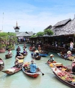 Vé chợ nổi Pattaya